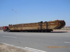 120 tons of sand-excavating ship transport