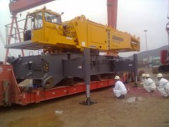 Large crawler crane equipment load figure